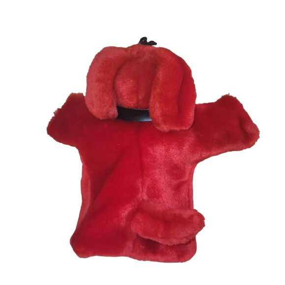 Vintage Scholastic Clifford Plush Hand Puppet Red Dog Merry Makers 1995 9" - Picture 4 of 10